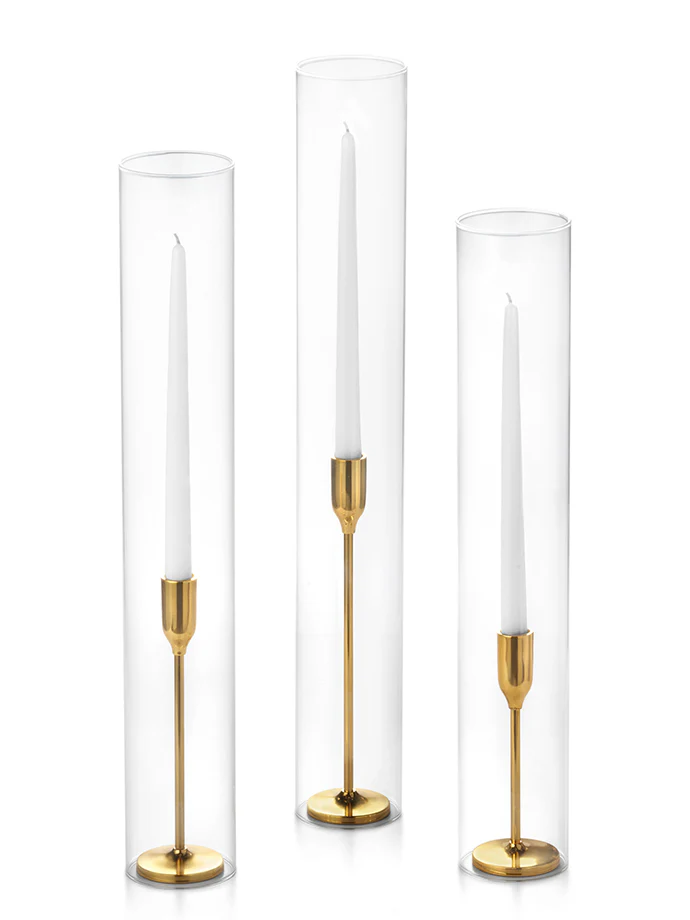 Hot Pink Taper Candles